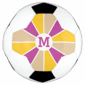 Farbrad / Rays custom monogram soccer ball (Vorderseite)