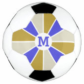 Farbrad / Rays custom monogram soccer ball (Vorderseite)