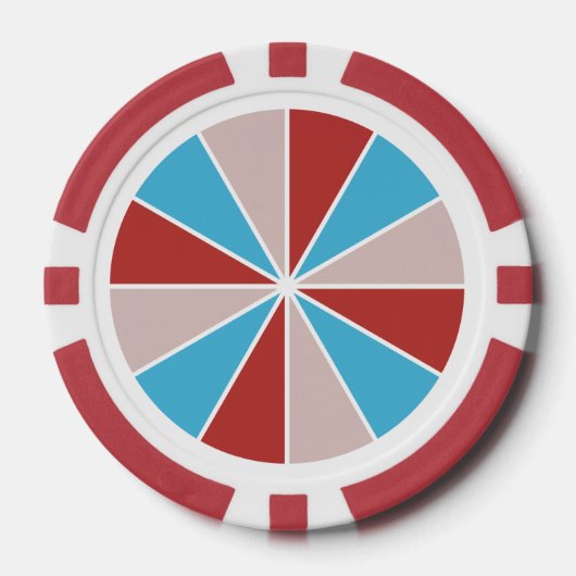 Farbrad / Rays Custom Poker Chips (Vorderseite)