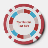 Farbrad / Rays Custom Poker Chips (Rückseite)