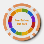 Farbrad / Rays Custom Poker Chips (Rückseite)