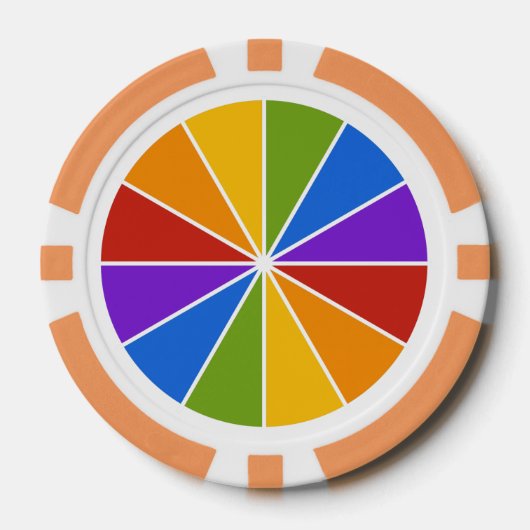 Farbrad / Rays Custom Poker Chips (Vorderseite)