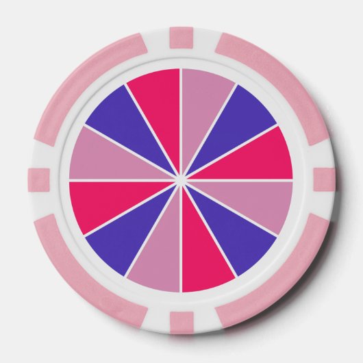 Farbrad / Rays Custom Poker Chips (Vorderseite)