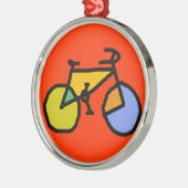 Farbrad Silbernes Ornament (Links)