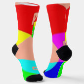 Farbrad Socken (Gewinkelt)