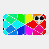 Farbrad-Stern - iPhone 16 Hülle (Rückseite (Horizontal))