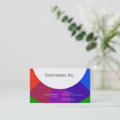 Farbrad Visitenkarte (Stehend Vorderseite)