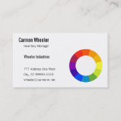 Farbrad Visitenkarte (Vorderseite)