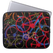 Farbräder schwarz laptopschutzhülle (Vorderseite)