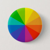 Farbradtheorie Schulwissenschaft helle Scheibenleu Button (Vorderseite)