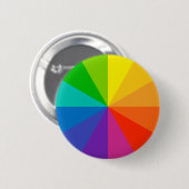 Farbradtheorie Schulwissenschaft helle Scheibenleu Button (Vorne & Hinten)