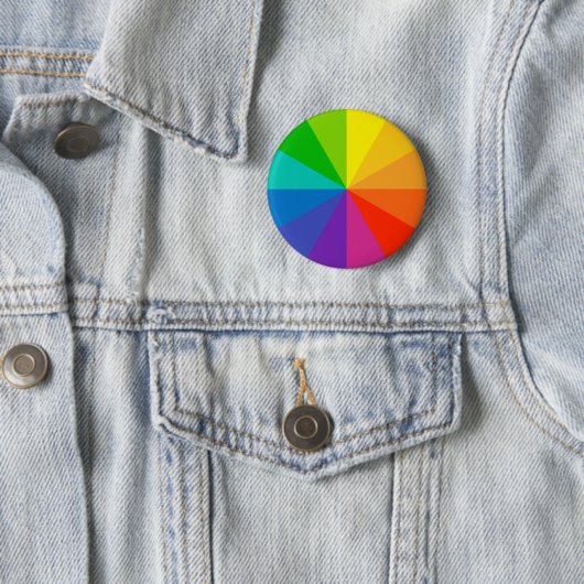 Farbradtheorie Schulwissenschaft helle Scheibenleu Button (Beispiel)