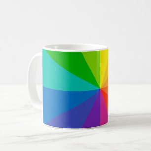 Farbradtheorie Schulwissenschaft helle Scheibenleu Kaffeetasse