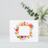 Farbrahmen Postkarte (Stehend Vorderseite)
