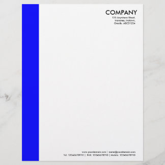 Farbrand - Blau Briefkopf
