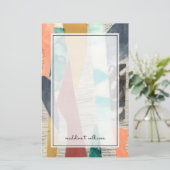 Farbrand II Briefpapier (Stehend Vorderseite)