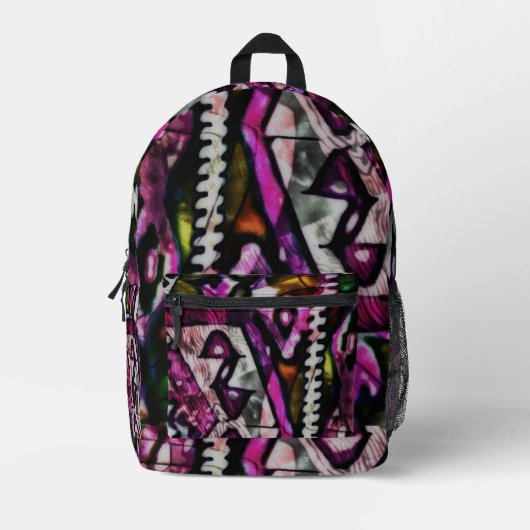 Farbraub Bedruckter Rucksack (Vorderseite)