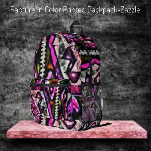 Farbraub Bedruckter Rucksack