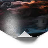 Farbrauchen Fotodruck (Ecke)