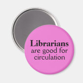 Farbrauchzirkulation für das Librarian Magnet (Vorderseite/Rückseite)