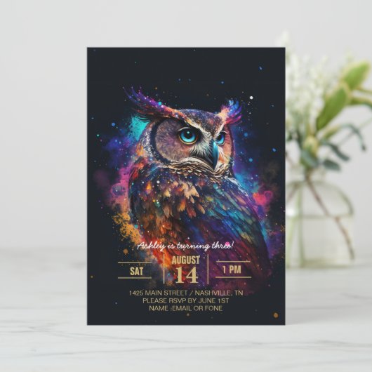 Farbraum Einladung (Stehend Vorderseite)