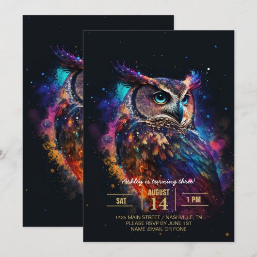 Farbraum Einladung (Vorne/Hinten)