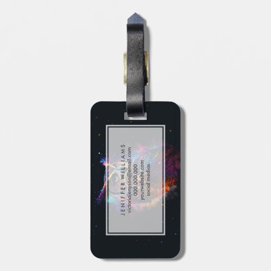 Farbraum Gepäckanhänger (Rückseite vertikal)