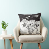 Farbraum mit einem Astronauten-Welpe Kissen (Stuhl )