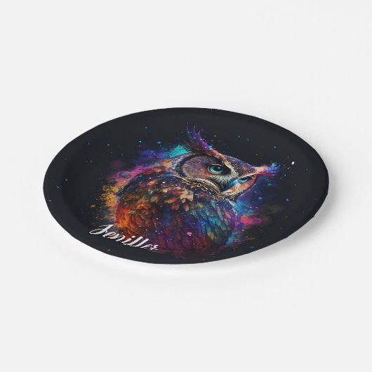 Farbraum Pappteller (Schrägansicht)