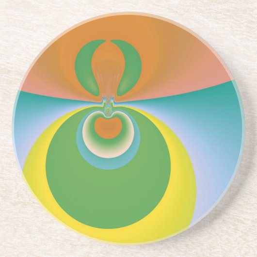 Farbraum Sandstein Untersetzer (Vorne)