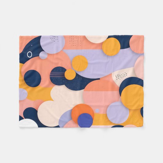 Farbraupenfusion Fleecedecke (Vorderseite (Horizontal))