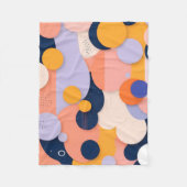 Farbraupenfusion Fleecedecke (Vorderseite)