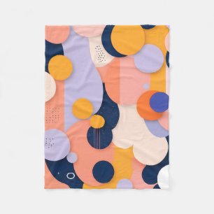 Farbraupenfusion Fleecedecke