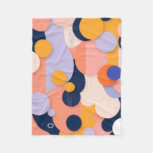 Farbraupenfusion Fleecedecke (Vorderseite)