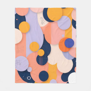 Farbraupenfusion Fleecedecke