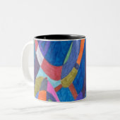 Farbrauschen, Abstrakte Tasse der Kunst (Vorderseite Links)