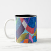 Farbrauschen, Abstrakte Tasse der Kunst (Links)