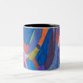 Farbrauschen, Abstrakte Tasse der Kunst (Mittel)