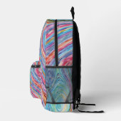 Farbrauschen Bedruckter Rucksack (Rechts)