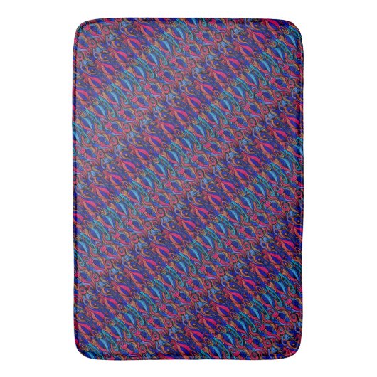 Farbrauschen - Dynamik für Ihre Zuhause Badematte (Vorderseite Vertikal)