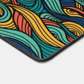 Farbrauschen - Dynamik für Ihre Zuhause Schreibtischunterlage (Ecke)