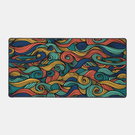 Farbrauschen - Dynamik für Ihre Zuhause Schreibtischunterlage (Vorderseite)