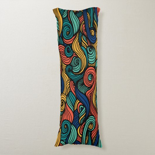 Farbrauschen - Dynamik für Ihre Zuhause Seitenschläferkissen (Vorderseite Vertikal)