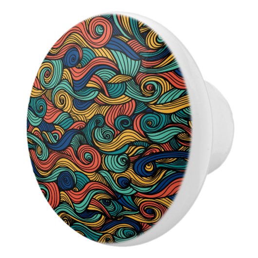 Farbrauschen - Dynamik für Ihren Stil Keramikknauf (Rechts)