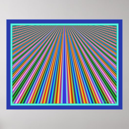 Farbrauschen Poster (Vorne)