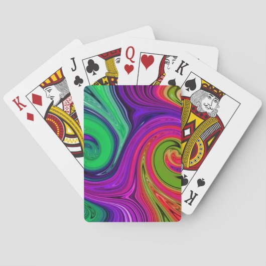 Farbrauschende Spielkarten (Rückseite)