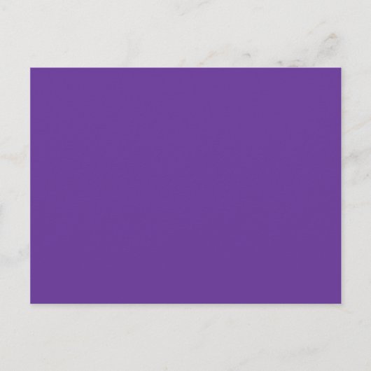 Farbrebecca lila postkarte (Vorderseite)