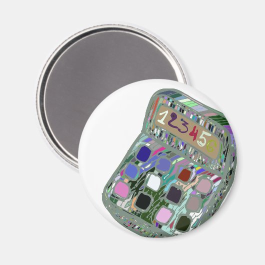 Farbrechner2 Magnet (Vorderseite/Rückseite)