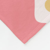Farbreiches Eier-Frühstück Fleecedecke (Ecke)
