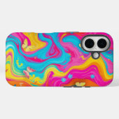 Farbriss Butterfly-Marmorgehäuse Case-Mate iPhone Hülle (Rückseite (Horizontal))